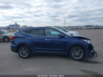 2018 Hyundai Santa Fe Sport 2.4l Blue vin: 5XYZT3LB0JG553918