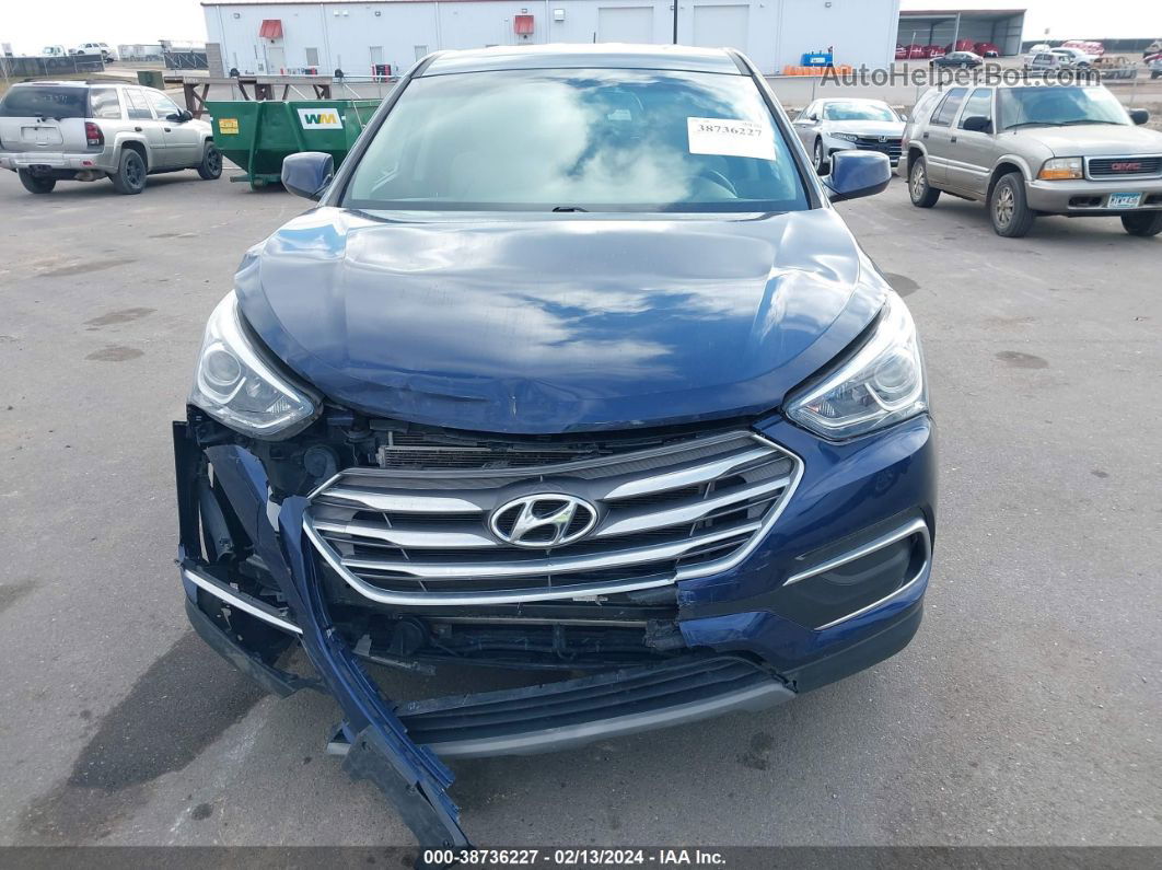 2018 Hyundai Santa Fe Sport 2.4l Blue vin: 5XYZT3LB0JG553918