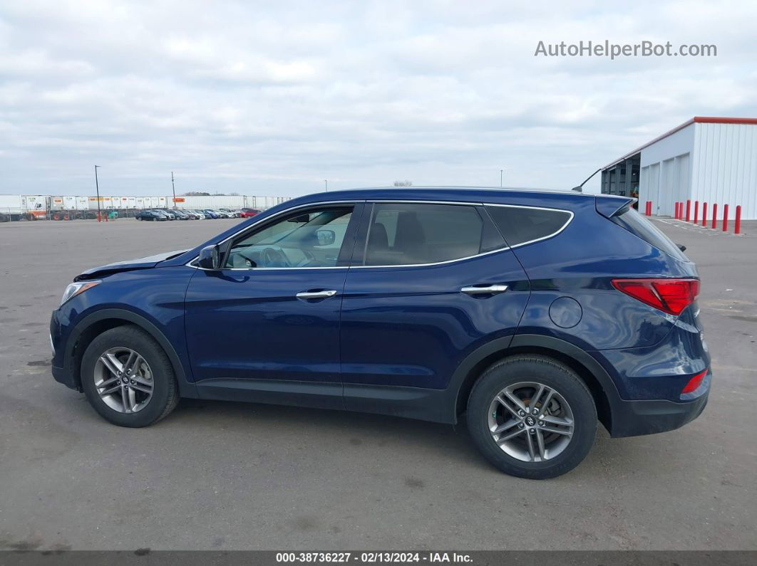 2018 Hyundai Santa Fe Sport 2.4l Синий vin: 5XYZT3LB0JG553918