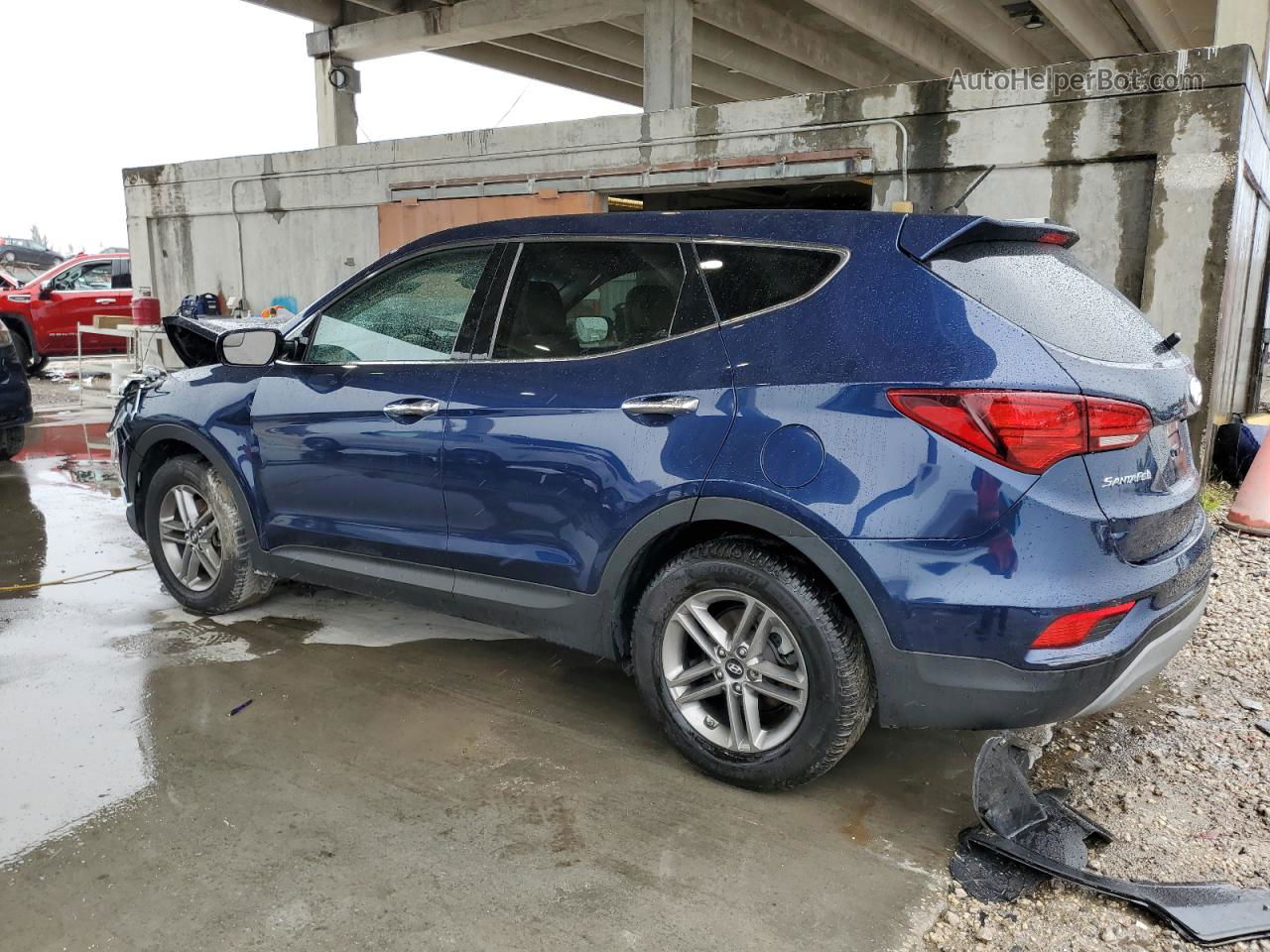 2018 Hyundai Santa Fe Sport  Blue vin: 5XYZT3LB0JG556088