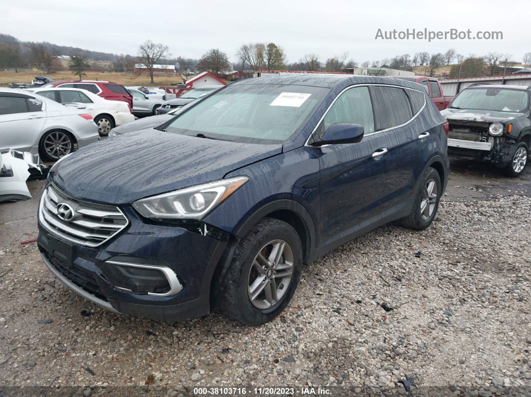 2018 Hyundai Santa Fe Sport 2.4l Blue vin: 5XYZT3LB0JG562179