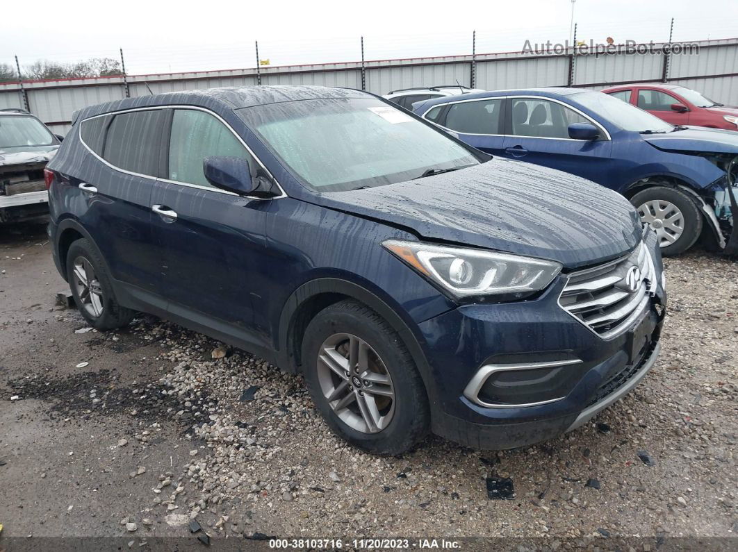 2018 Hyundai Santa Fe Sport 2.4l Blue vin: 5XYZT3LB0JG562179