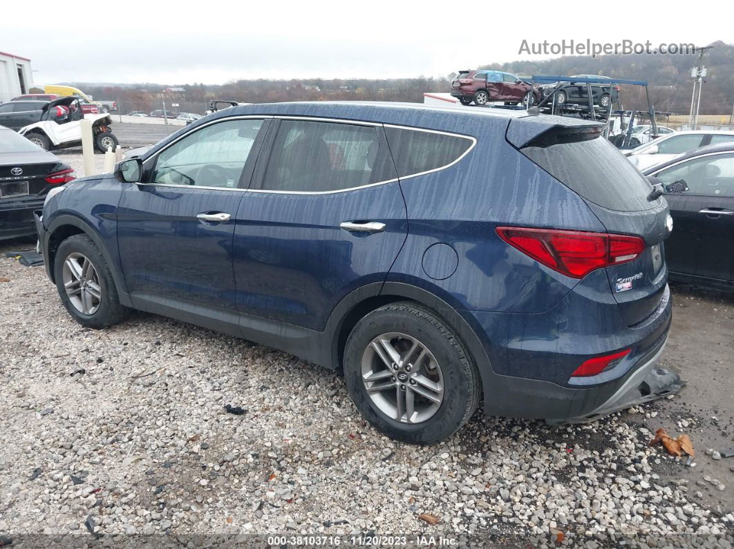 2018 Hyundai Santa Fe Sport 2.4l Blue vin: 5XYZT3LB0JG562179