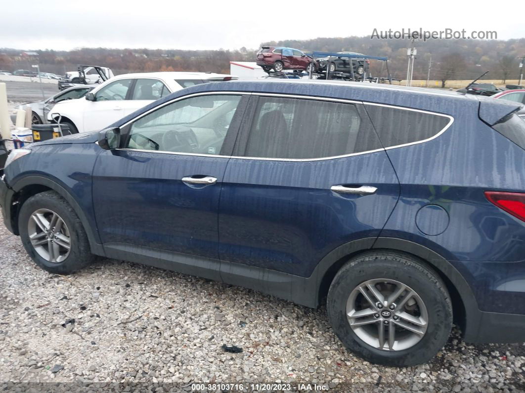 2018 Hyundai Santa Fe Sport 2.4l Blue vin: 5XYZT3LB0JG562179