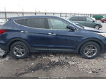 2018 Hyundai Santa Fe Sport 2.4l Blue vin: 5XYZT3LB0JG562179