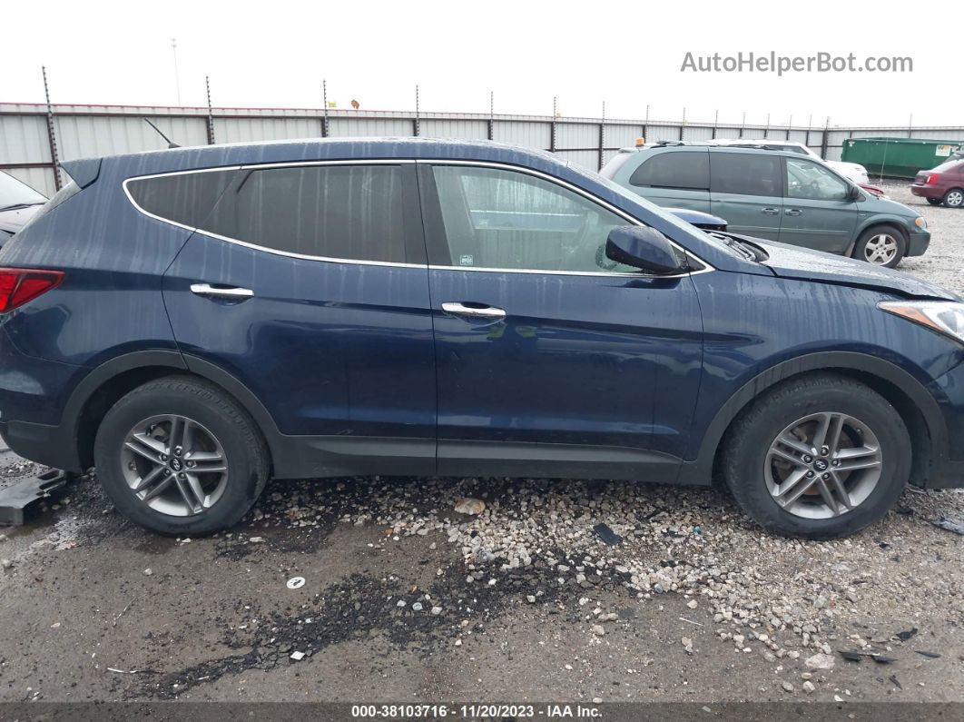 2018 Hyundai Santa Fe Sport 2.4l Blue vin: 5XYZT3LB0JG562179