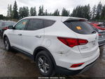 2018 Hyundai Santa Fe Sport 2.4l White vin: 5XYZT3LB0JG568208