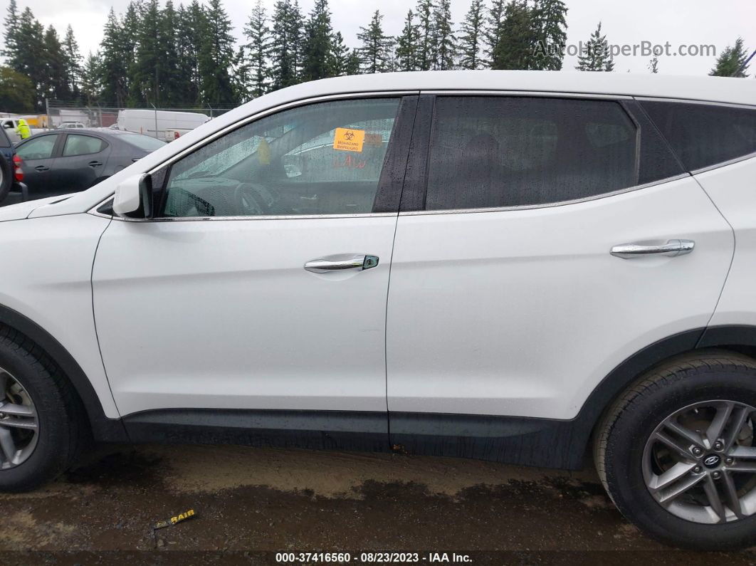 2018 Hyundai Santa Fe Sport 2.4l White vin: 5XYZT3LB0JG568208