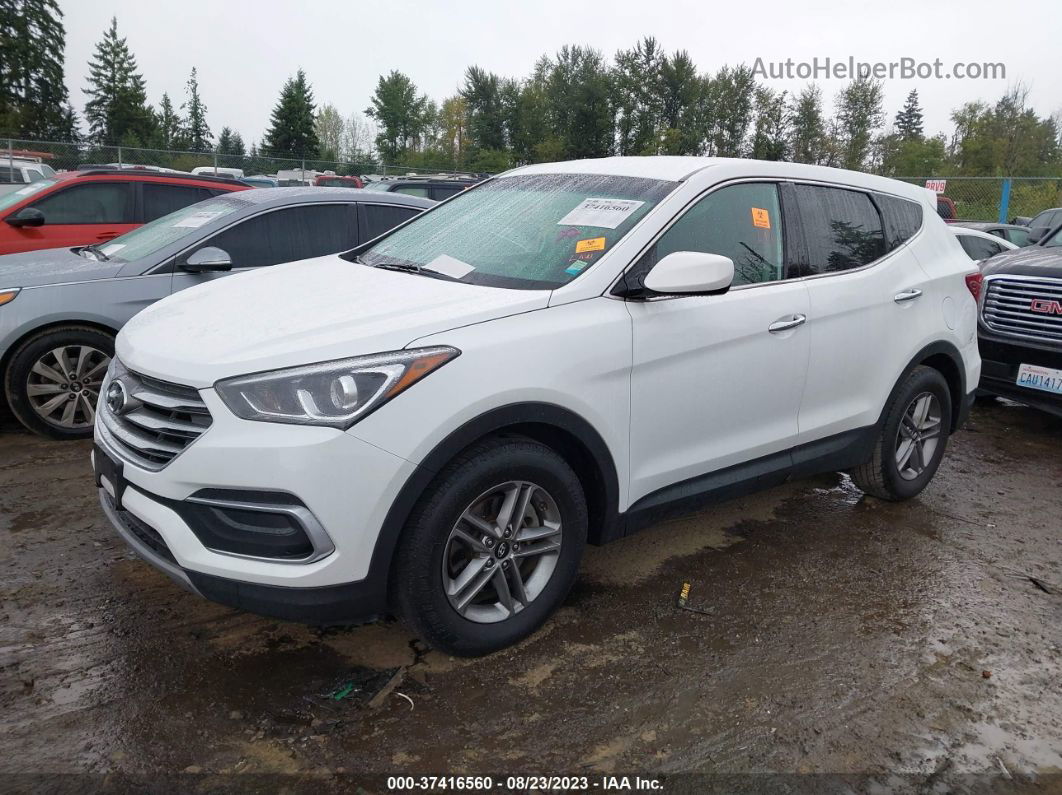 2018 Hyundai Santa Fe Sport 2.4l White vin: 5XYZT3LB0JG568208