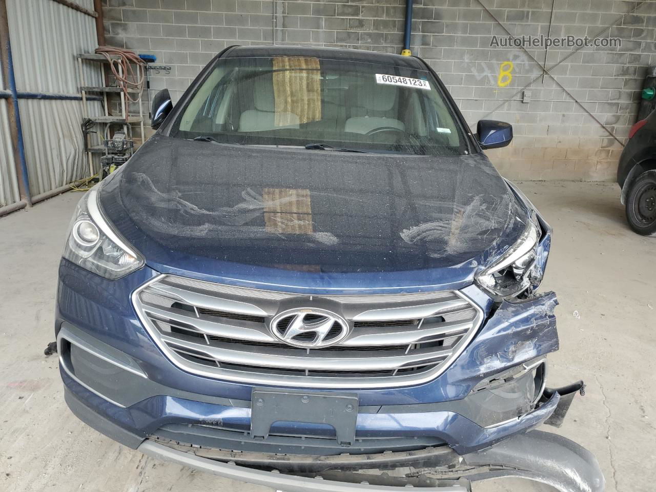 2018 Hyundai Santa Fe Sport  Blue vin: 5XYZT3LB0JG571402