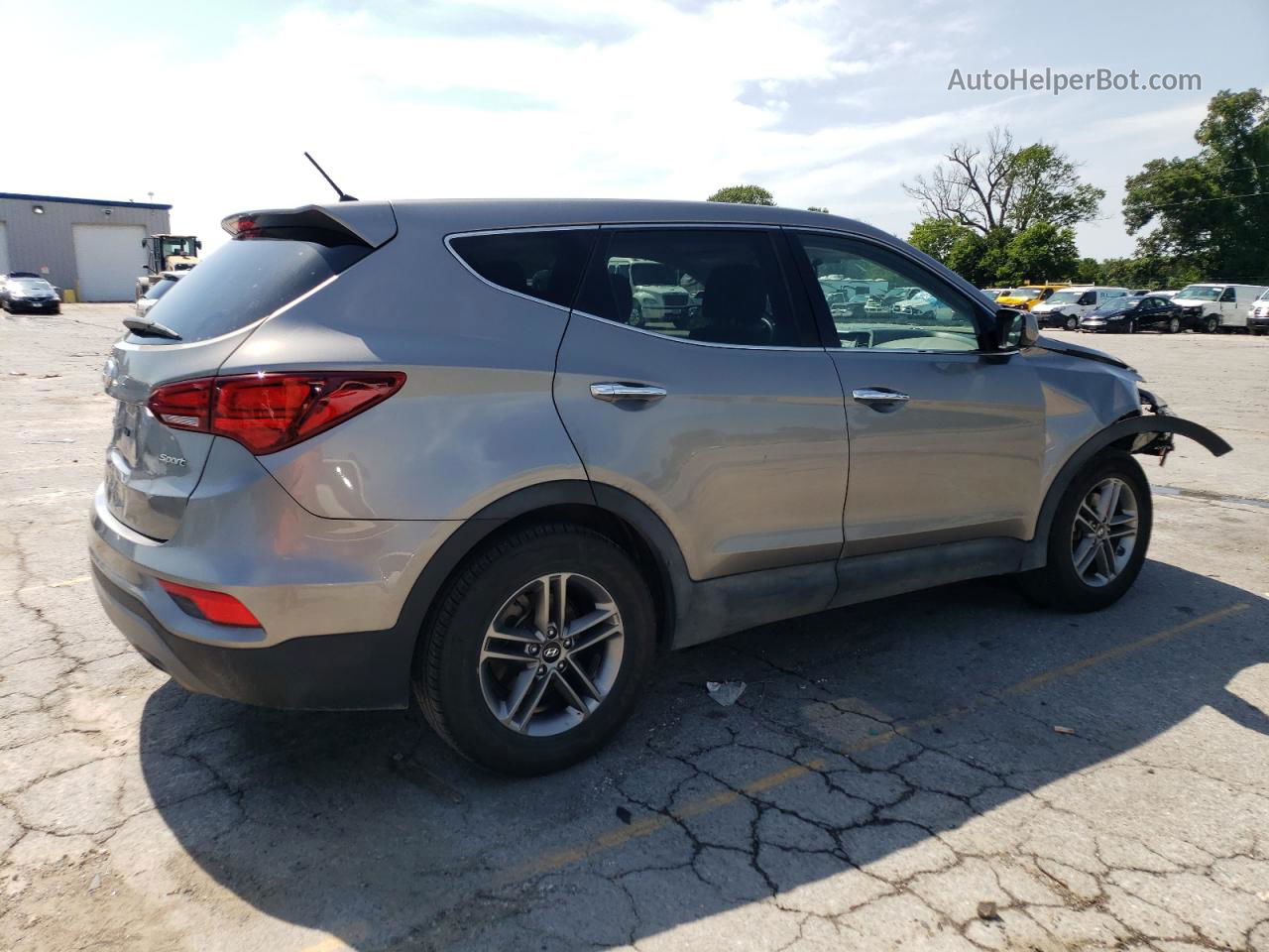 2018 Hyundai Santa Fe Sport  Gray vin: 5XYZT3LB0JG572260