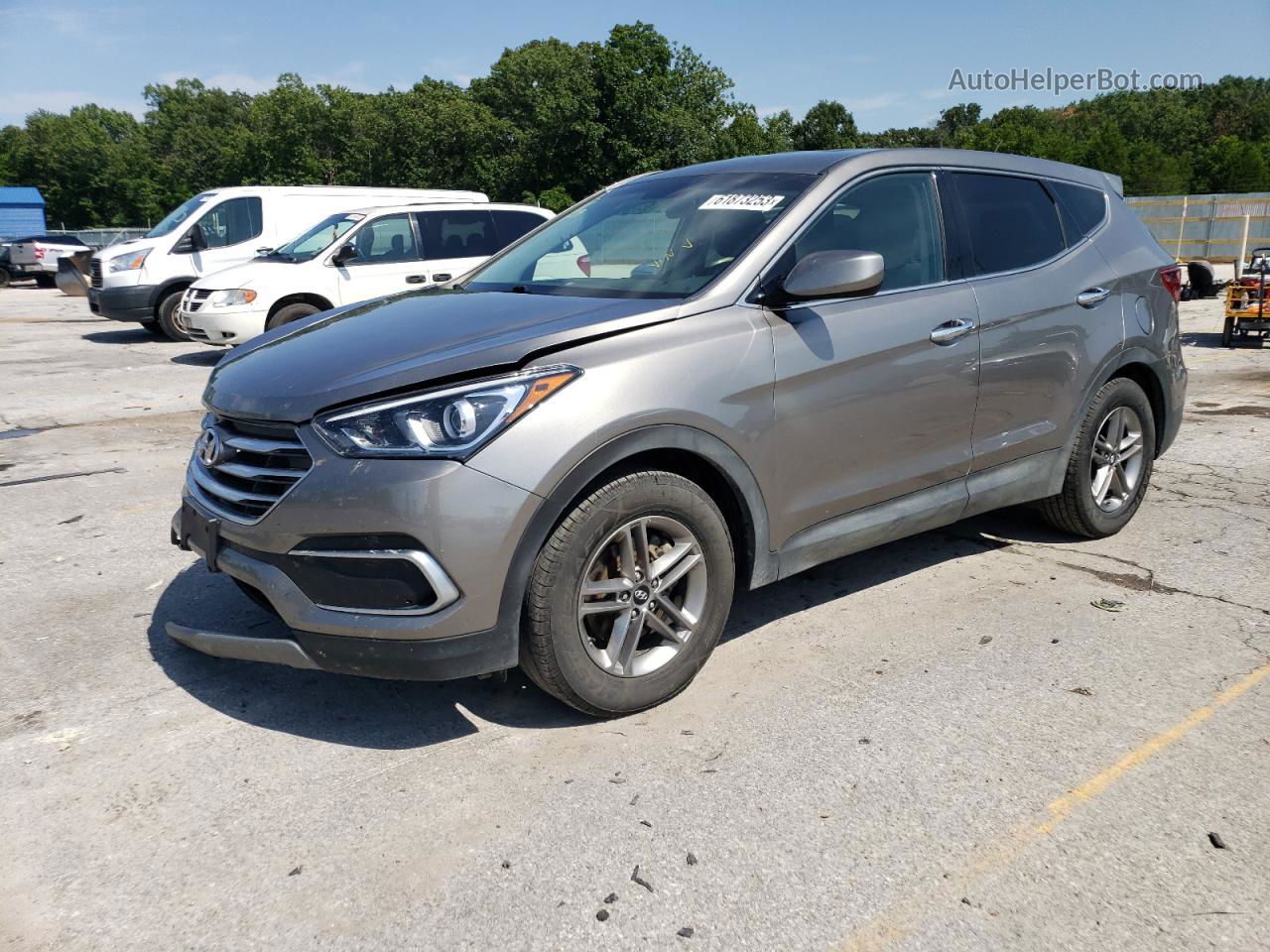 2018 Hyundai Santa Fe Sport  Gray vin: 5XYZT3LB0JG572260