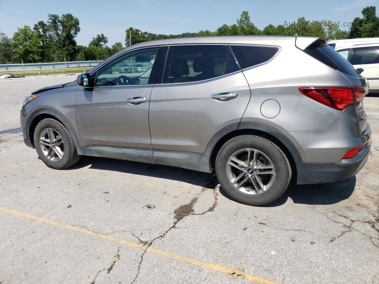 2018 Hyundai Santa Fe Sport  Gray vin: 5XYZT3LB0JG572260