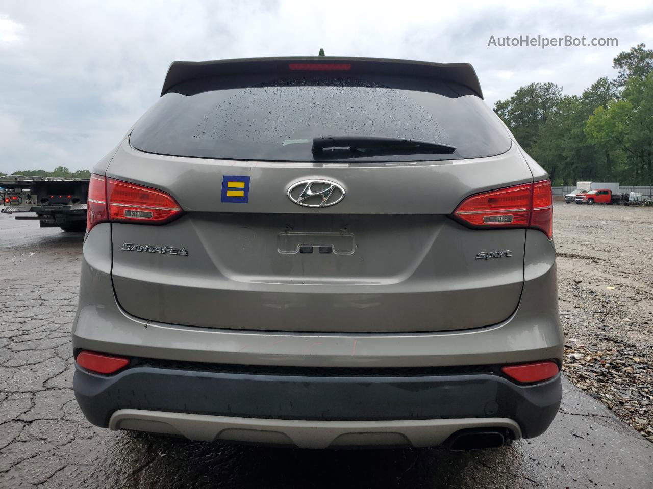 2013 Hyundai Santa Fe Sport  Silver vin: 5XYZT3LB1DG035014