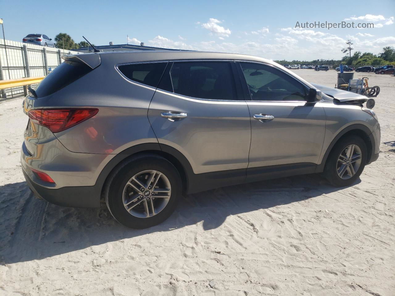 2018 Hyundai Santa Fe Sport  Gray vin: 5XYZT3LB1JG565172