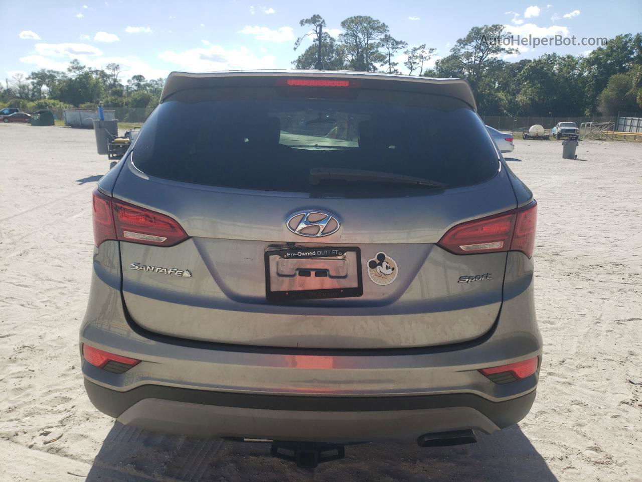 2018 Hyundai Santa Fe Sport  Gray vin: 5XYZT3LB1JG565172