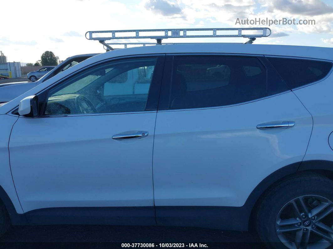 2018 Hyundai Santa Fe Sport 2.4l White vin: 5XYZT3LB1JG569254