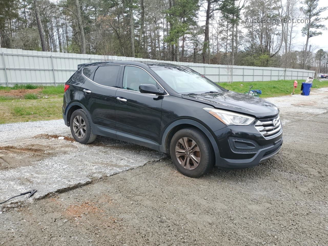 2015 Hyundai Santa Fe Sport  Black vin: 5XYZT3LB2FG271383