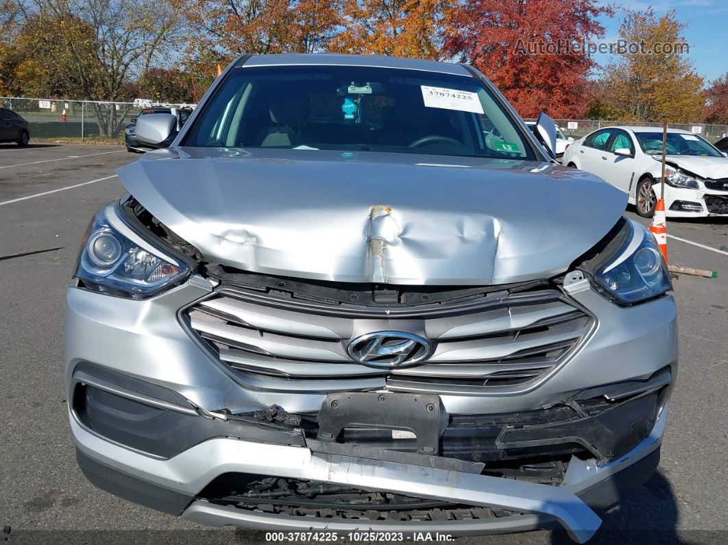 2018 Hyundai Santa Fe Sport 2.4l Silver vin: 5XYZT3LB2JG527157