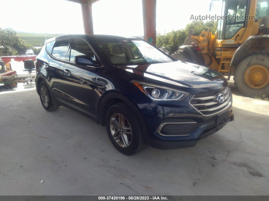 2018 Hyundai Santa Fe Sport 2.4l Синий vin: 5XYZT3LB2JG531855