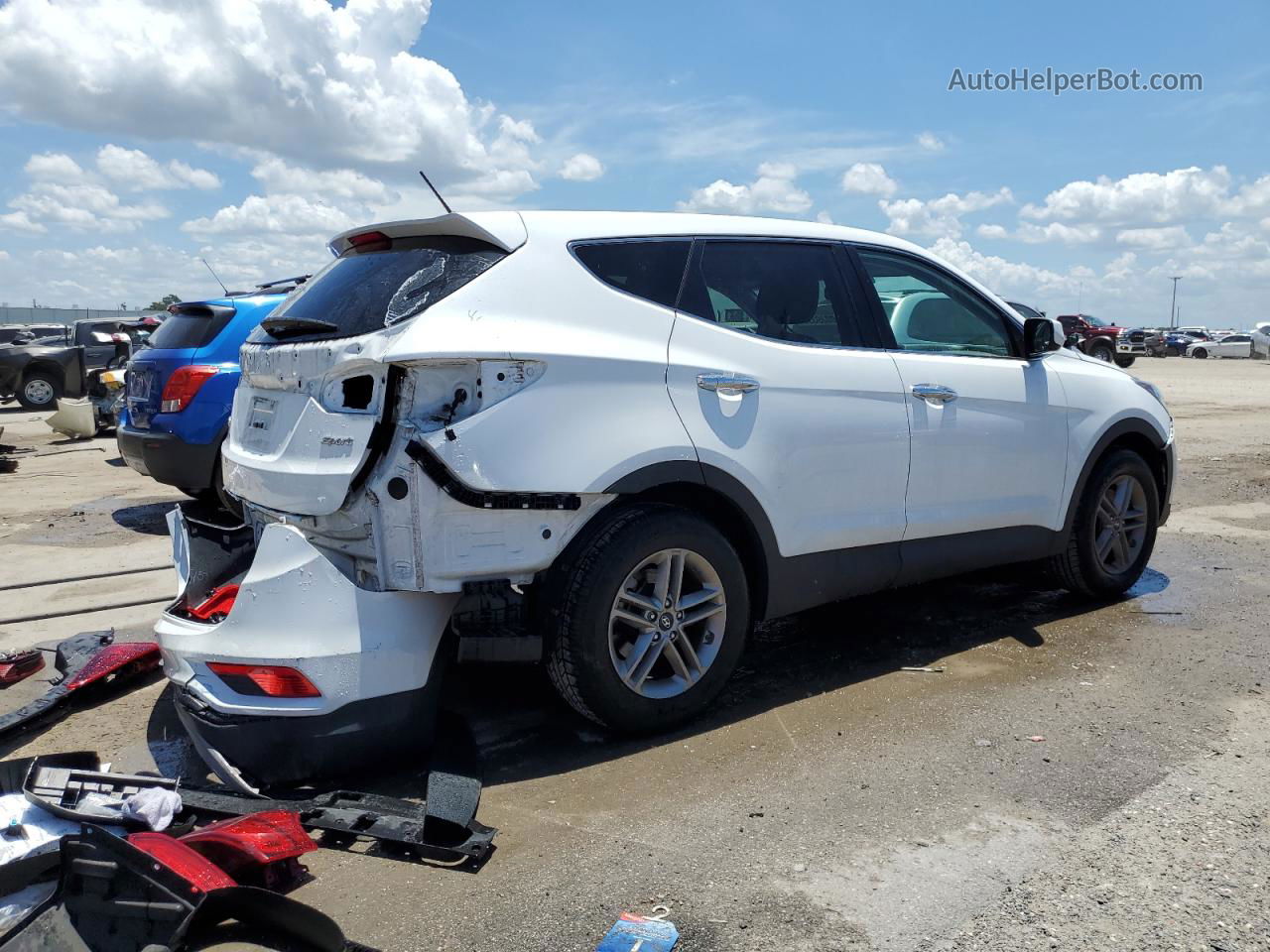 2018 Hyundai Santa Fe Sport  Белый vin: 5XYZT3LB2JG564760