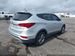 2018 Hyundai Santa Fe Sport 2.4l Silver vin: 5XYZT3LB2JG566105