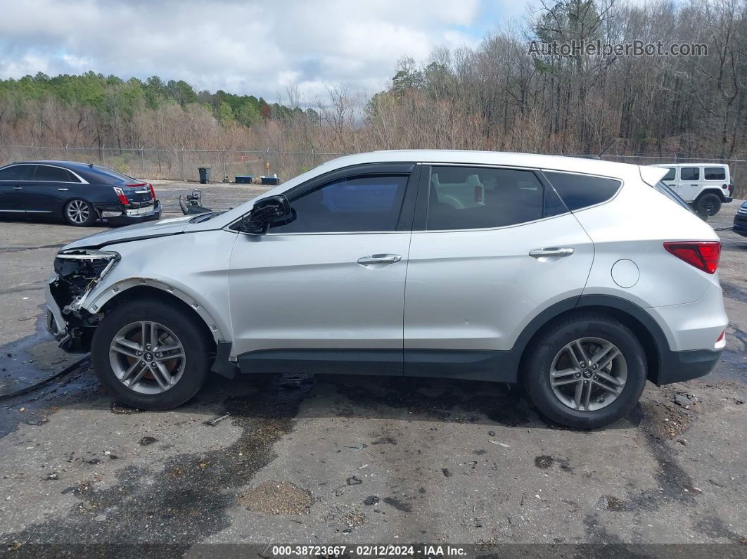 2018 Hyundai Santa Fe Sport 2.4l Silver vin: 5XYZT3LB2JG566105