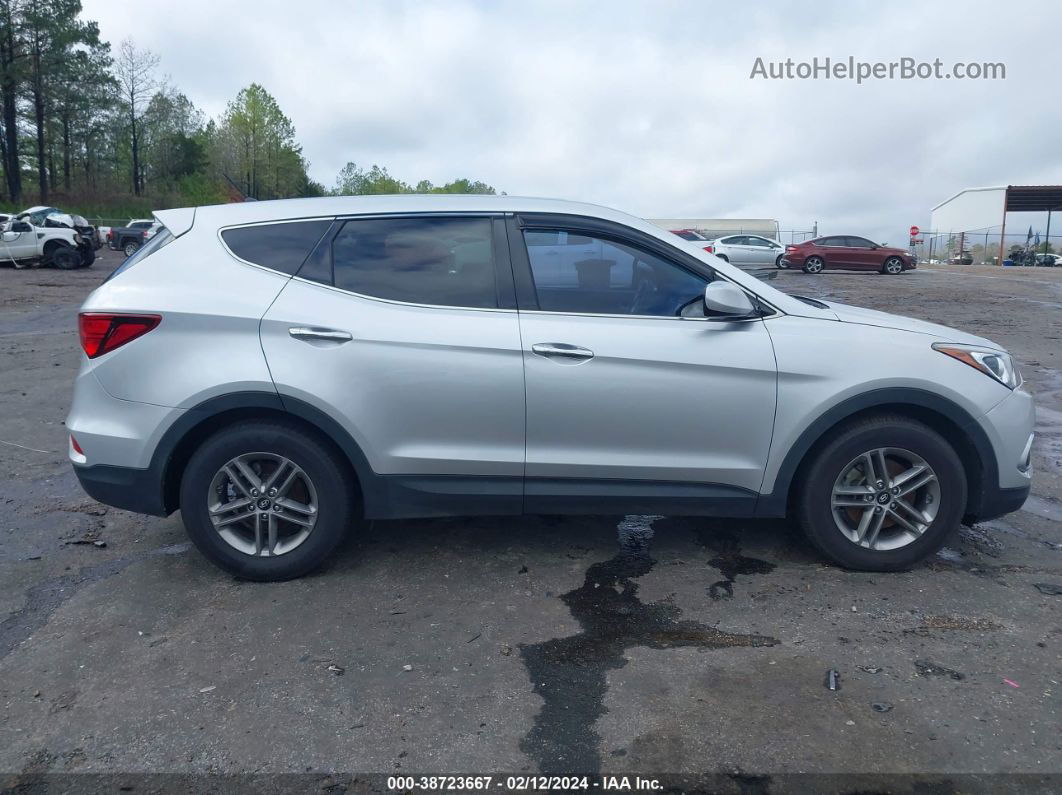 2018 Hyundai Santa Fe Sport 2.4l Silver vin: 5XYZT3LB2JG566105