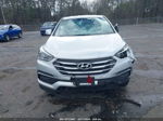 2018 Hyundai Santa Fe Sport 2.4l Silver vin: 5XYZT3LB2JG566105