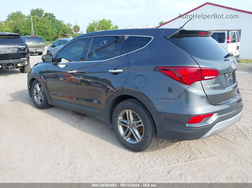 2018 Hyundai Santa Fe Sport 2.4l Gray vin: 5XYZT3LB2JG566282