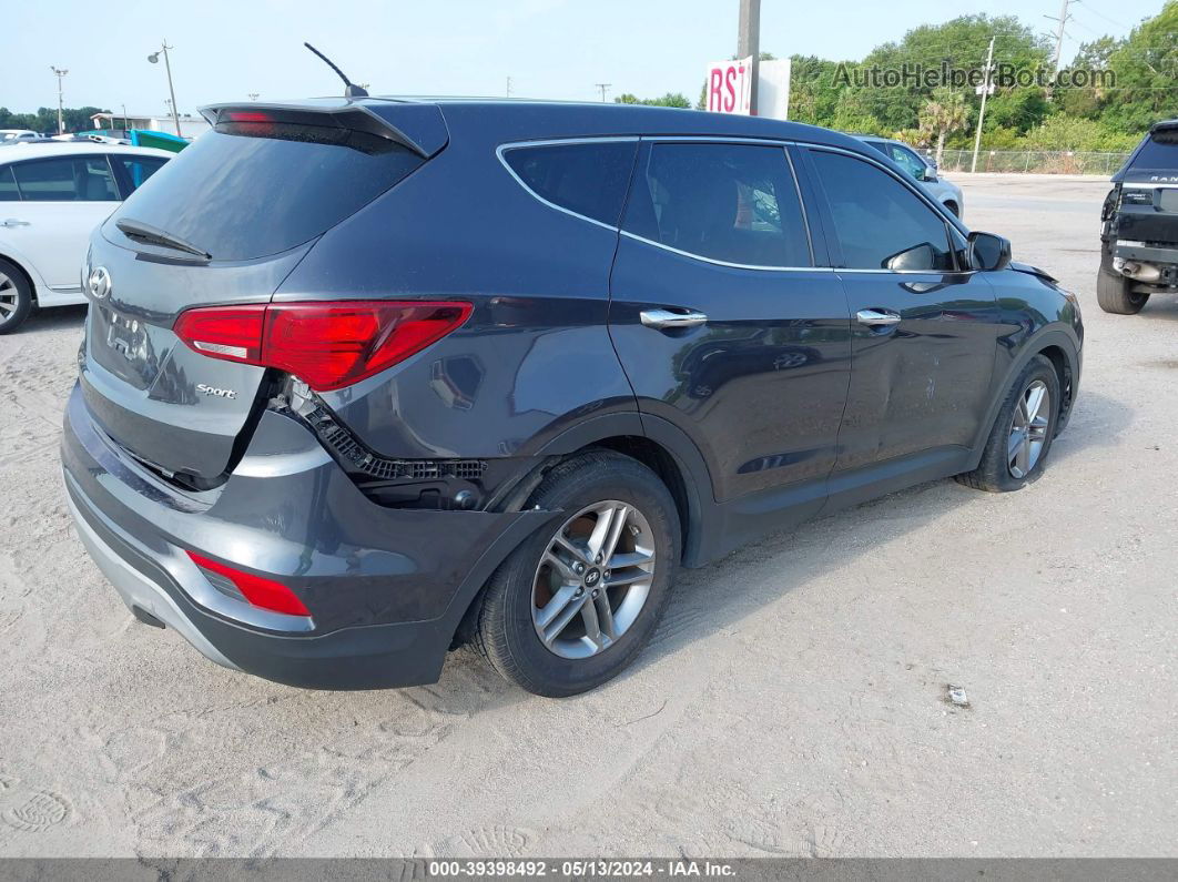 2018 Hyundai Santa Fe Sport 2.4l Gray vin: 5XYZT3LB2JG566282