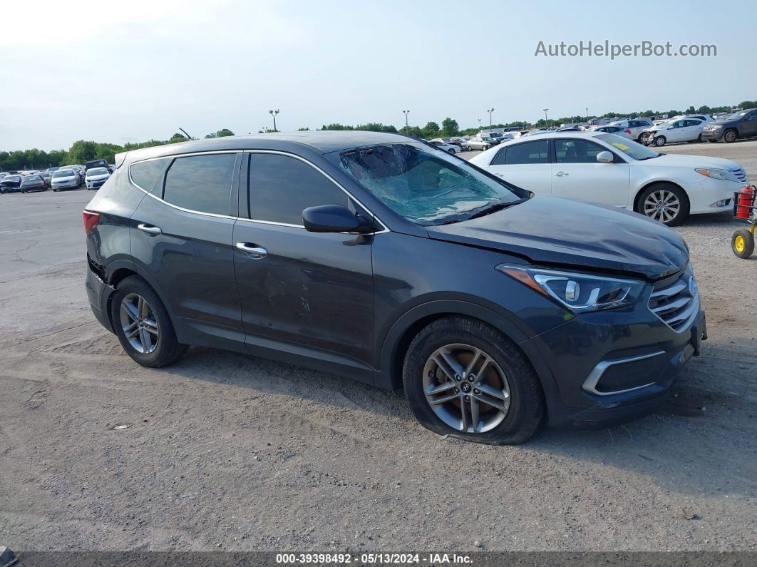 2018 Hyundai Santa Fe Sport 2.4l Gray vin: 5XYZT3LB2JG566282