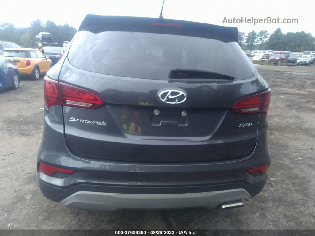 2018 Hyundai Santa Fe Sport 2.4l Gray vin: 5XYZT3LB2JG567786