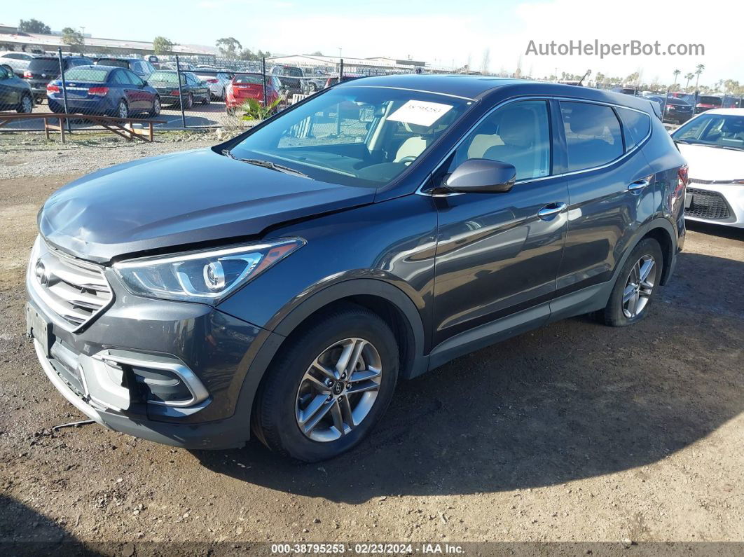 2018 Hyundai Santa Fe Sport 2.4l Gray vin: 5XYZT3LB2JG567805