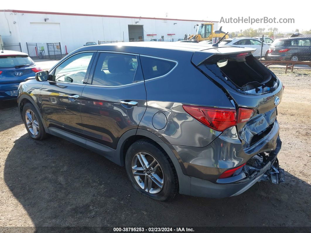 2018 Hyundai Santa Fe Sport 2.4l Gray vin: 5XYZT3LB2JG567805