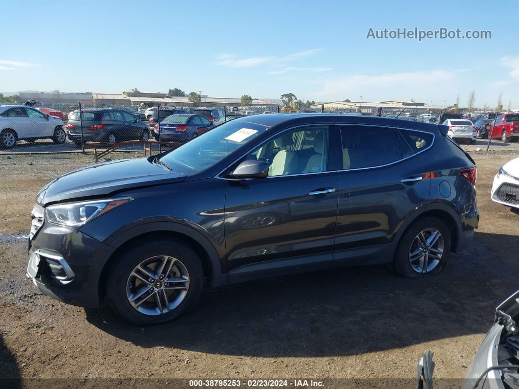 2018 Hyundai Santa Fe Sport 2.4l Gray vin: 5XYZT3LB2JG567805