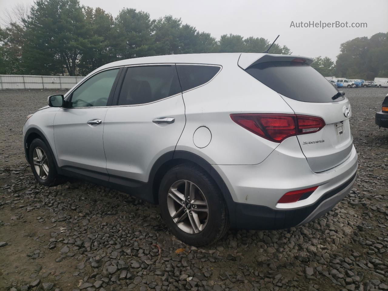 2018 Hyundai Santa Fe Sport  Silver vin: 5XYZT3LB2JG571997