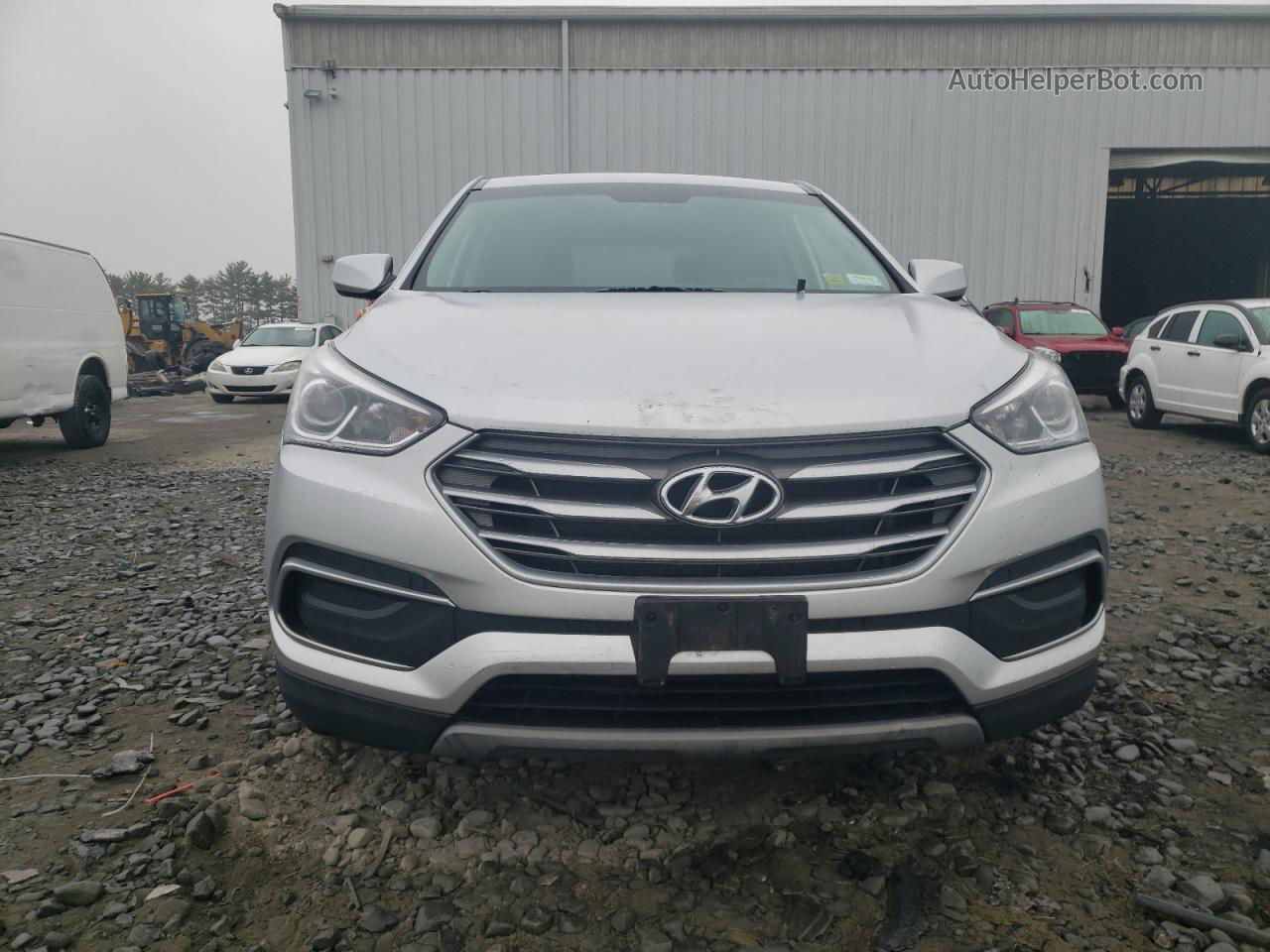 2018 Hyundai Santa Fe Sport  Silver vin: 5XYZT3LB2JG571997