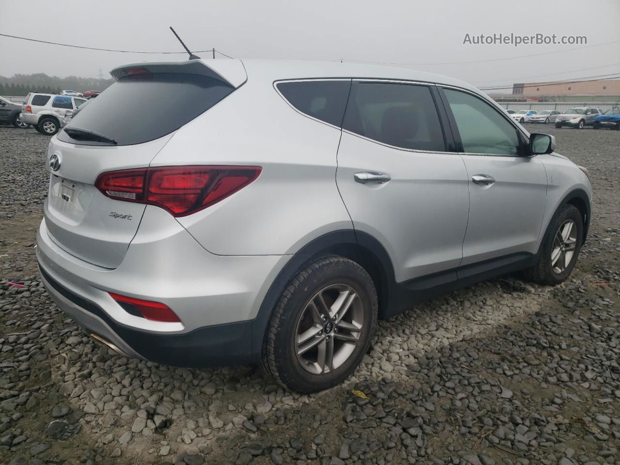 2018 Hyundai Santa Fe Sport  Серебряный vin: 5XYZT3LB2JG571997