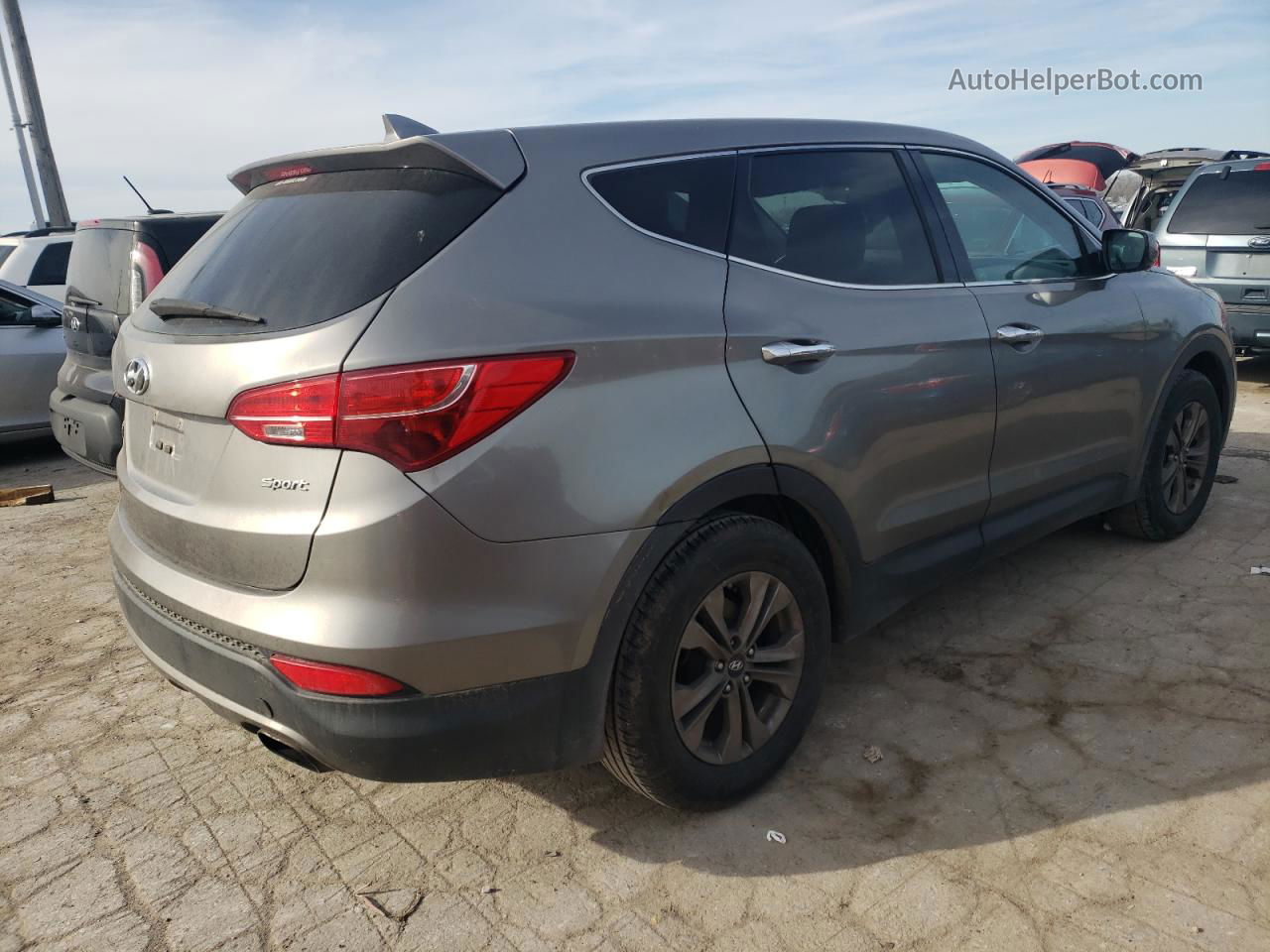 2015 Hyundai Santa Fe Sport  Серый vin: 5XYZT3LB3FG296955