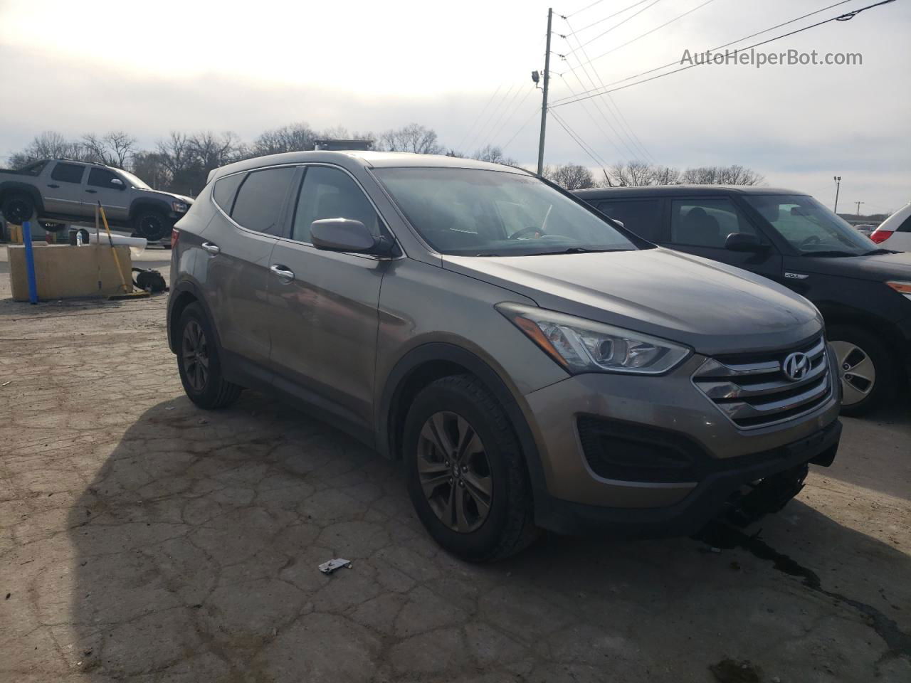 2015 Hyundai Santa Fe Sport  Серый vin: 5XYZT3LB3FG296955