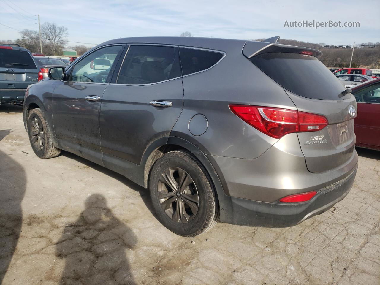 2015 Hyundai Santa Fe Sport  Gray vin: 5XYZT3LB3FG296955