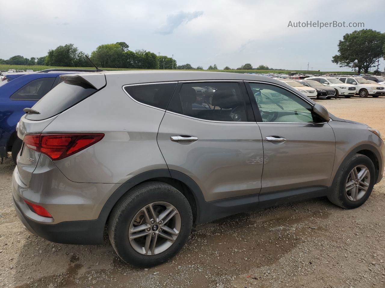 2018 Hyundai Santa Fe Sport  Gray vin: 5XYZT3LB3JG530049