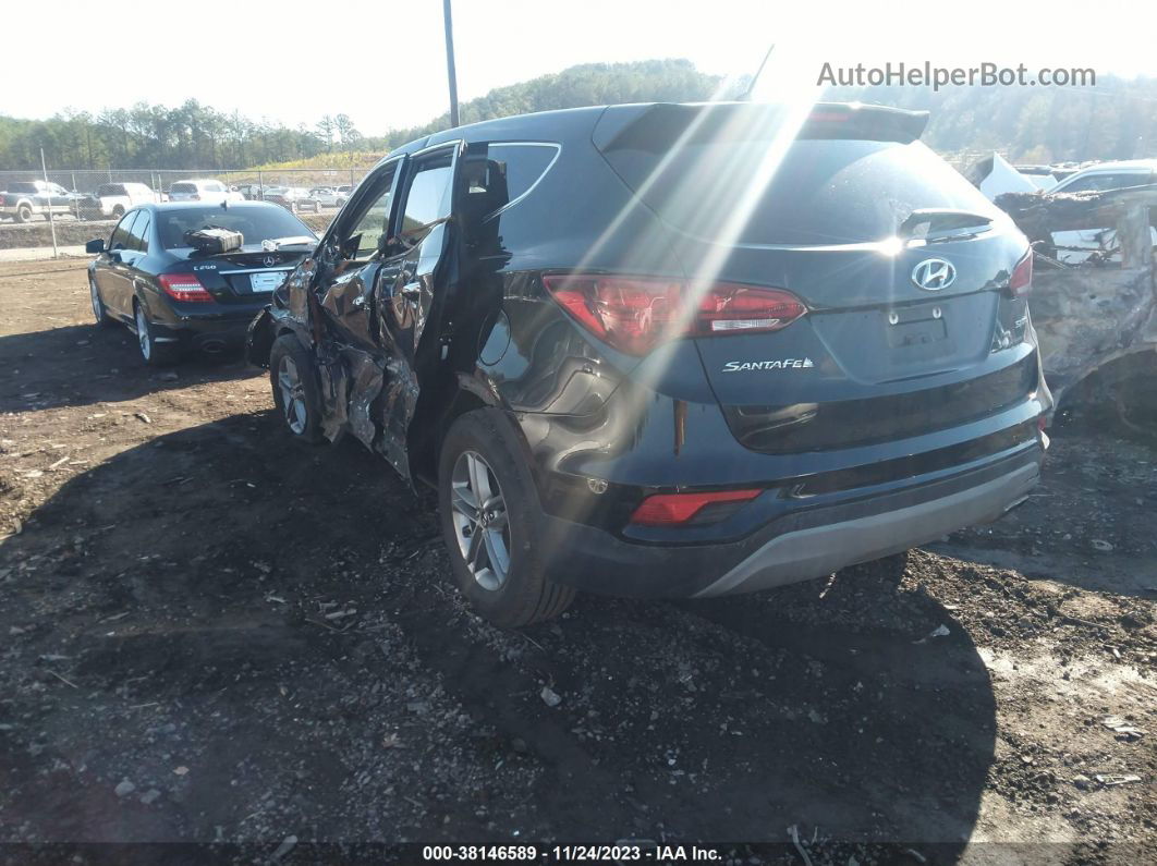 2018 Hyundai Santa Fe Sport 2.4l Black vin: 5XYZT3LB3JG563097