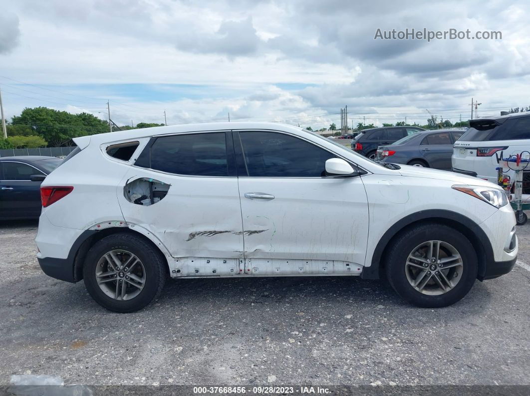 2018 Hyundai Santa Fe Sport 2.4l White vin: 5XYZT3LB3JG566663