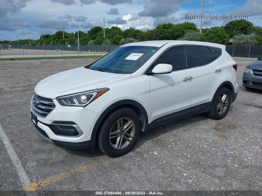 2018 Hyundai Santa Fe Sport 2.4l White vin: 5XYZT3LB3JG566663