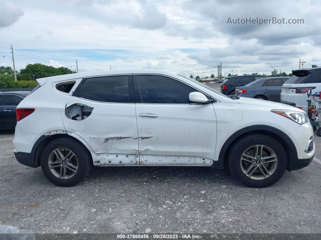 2018 Hyundai Santa Fe Sport 2.4l White vin: 5XYZT3LB3JG566663