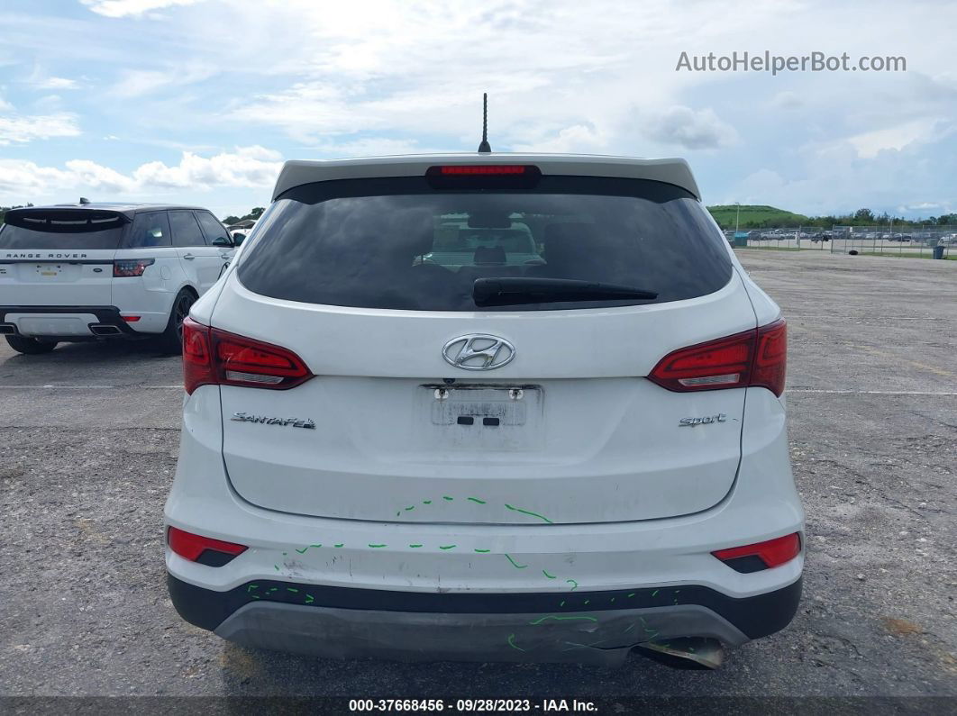 2018 Hyundai Santa Fe Sport 2.4l Белый vin: 5XYZT3LB3JG566663