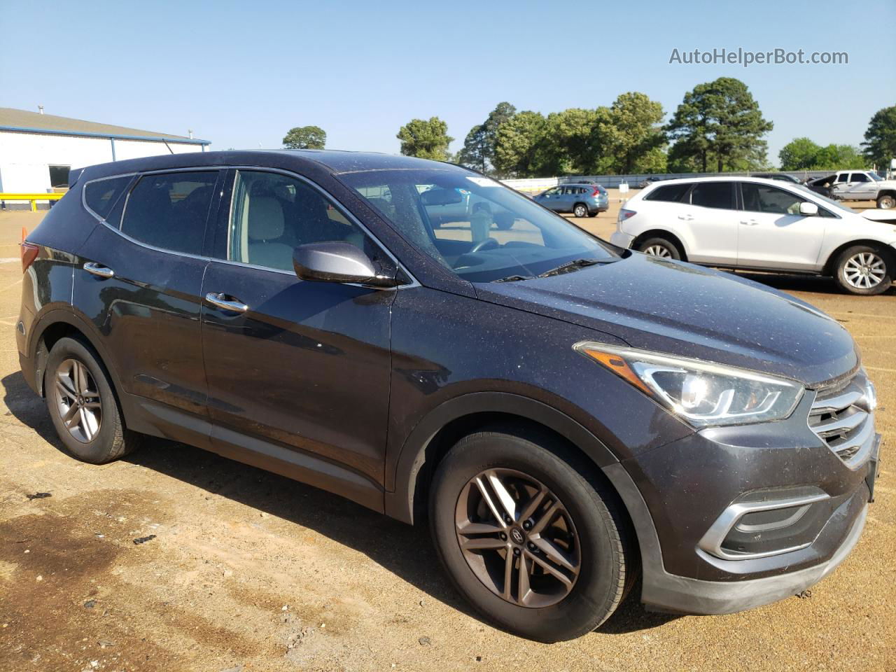 2018 Hyundai Santa Fe Sport  Черный vin: 5XYZT3LB3JG569210