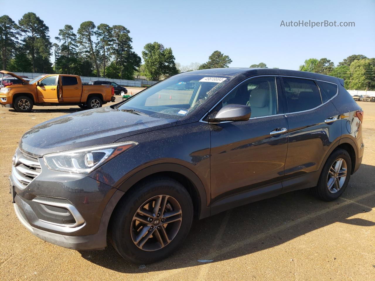 2018 Hyundai Santa Fe Sport  Black vin: 5XYZT3LB3JG569210